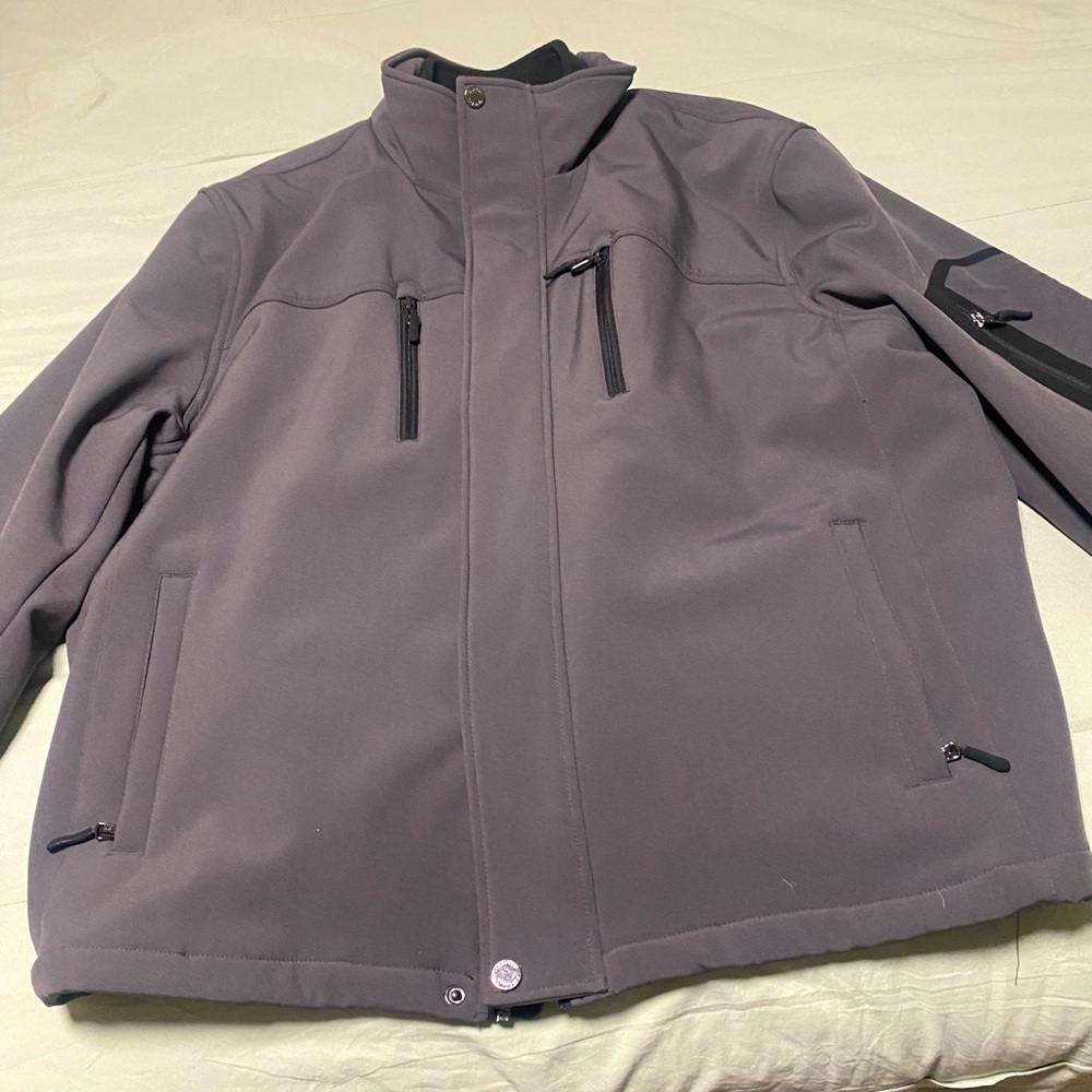 Calvin Klein Men's Charcoal Performance Jacket
